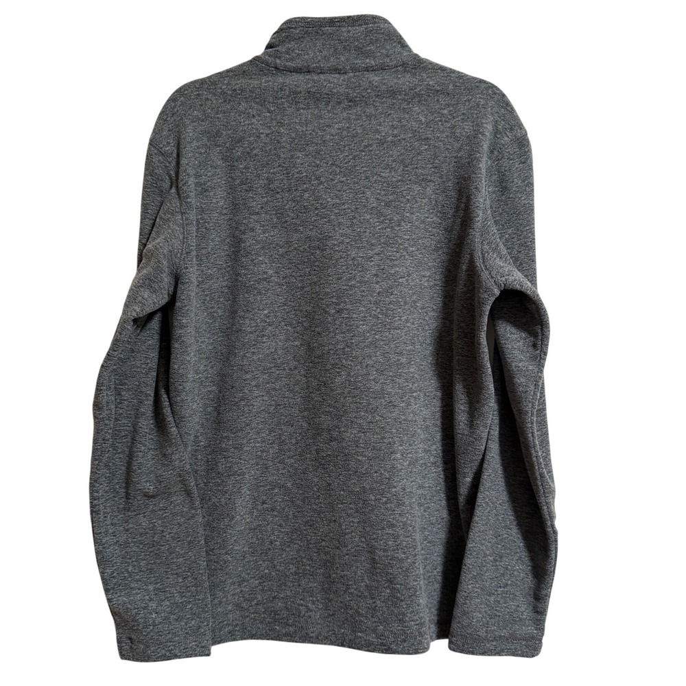 Eddie Bauer Mens Quest 1/4 Zip Fleece Pullover Charcoal Heather Gray S - Picture 6 of 6